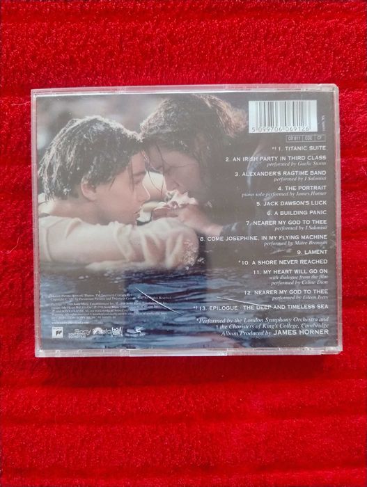 CD James Horner - Back To Titanic