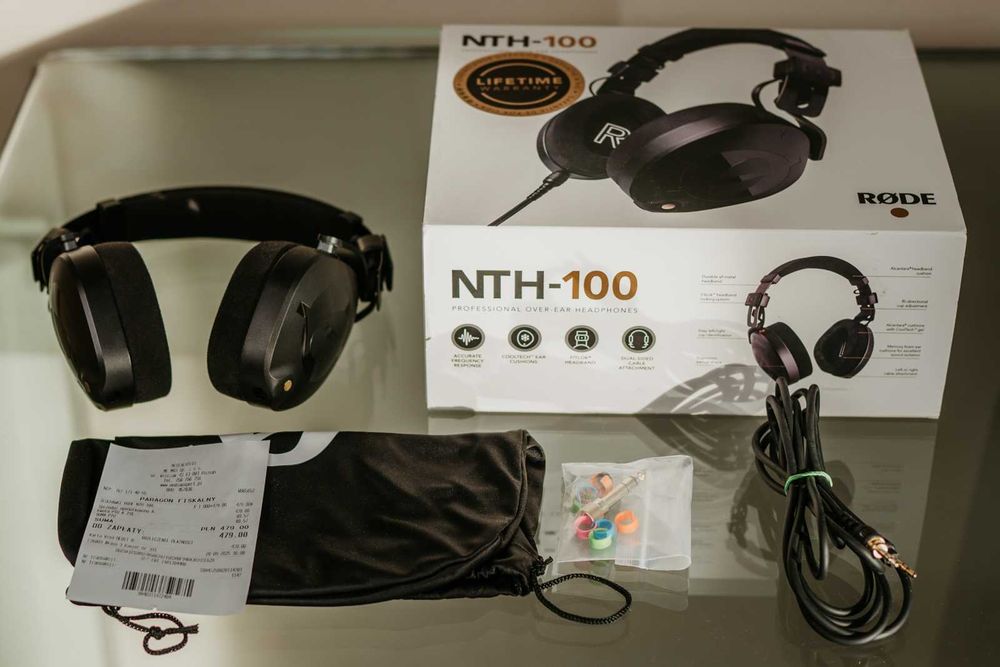 Rode NTH-100 słuchawki, prawie nowe