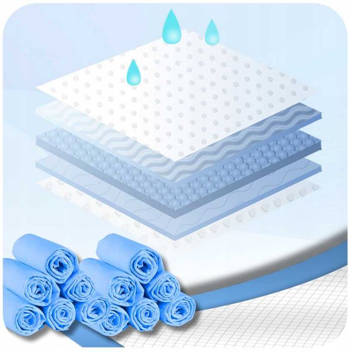 Podkłady higieniczne XXL dla psa i kota – 50 szt., super chłonne