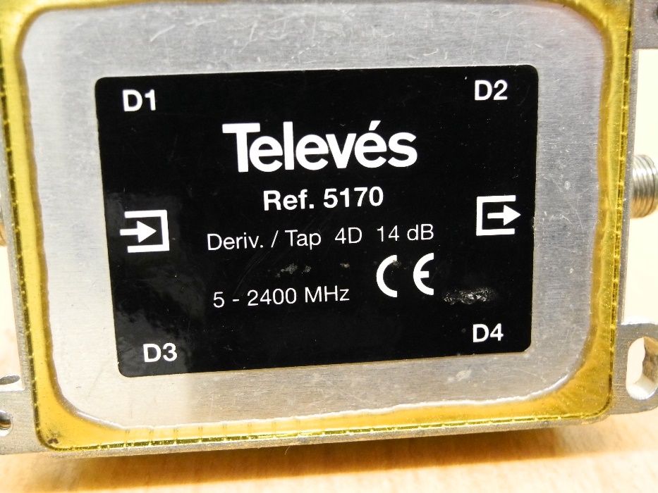 Derivador Televés 5170- 4 vias