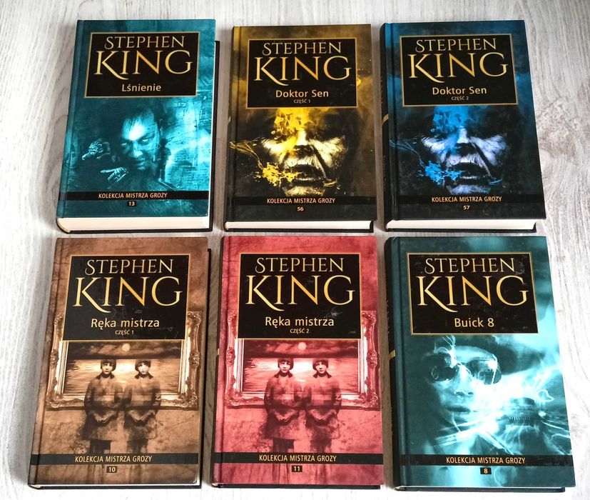 Stephen King Lśnienie Doktor Sen tom 1 2 Buick 8 Ręka mistrza tom 1 2