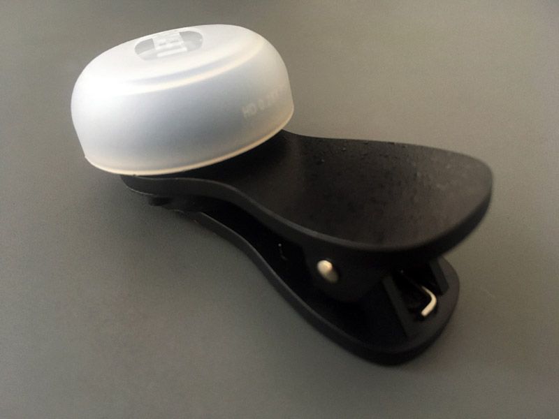 Lente olho de peixe para câmara de telemóvel e tablets