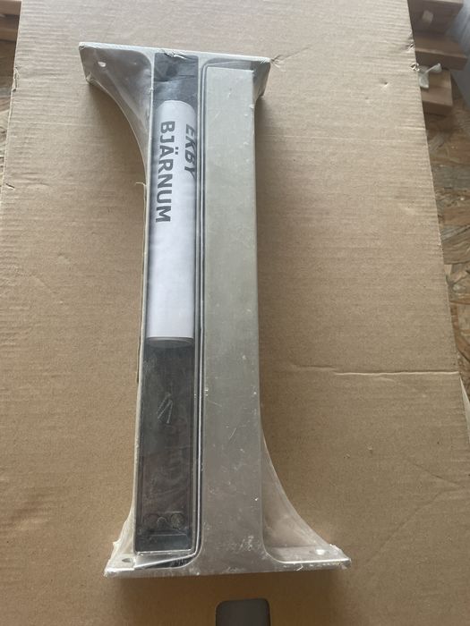 IKEA EKBY MOSSBY + EKBY BJÄRNUM | Prateleira inox 119×28 cm | Nova na embalagem