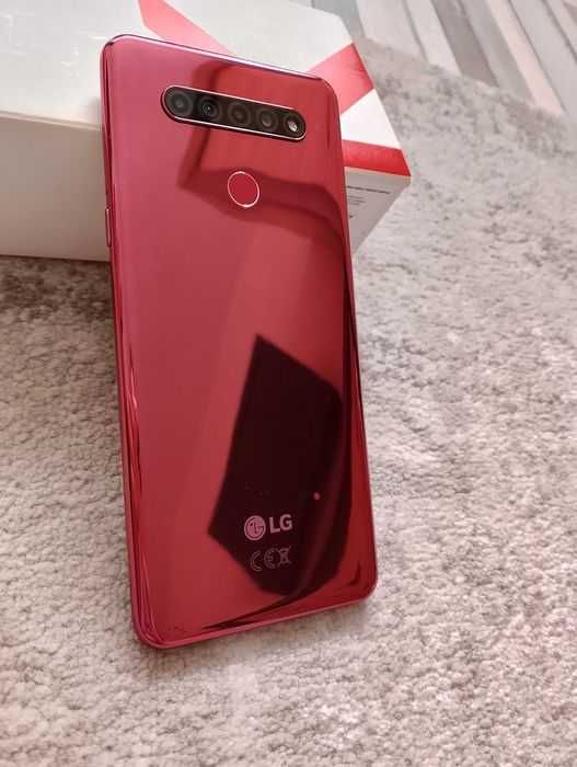 Telefon LG k51s różowy