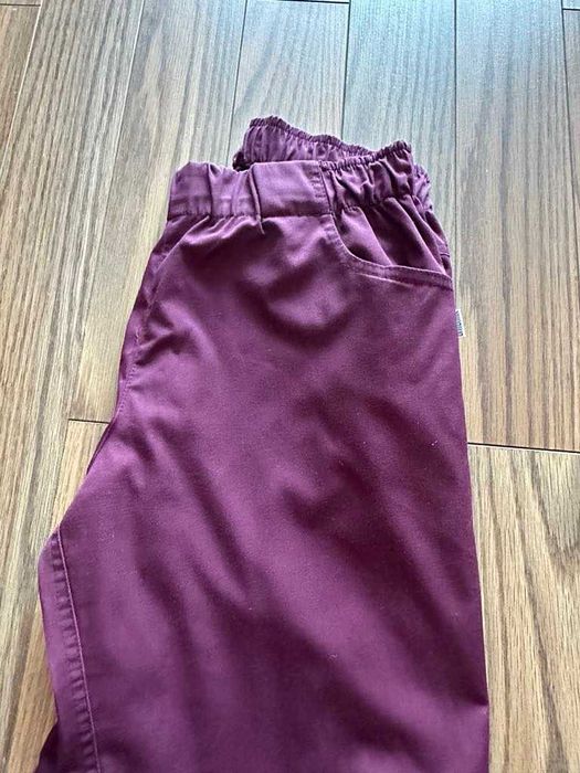 Spodnie medyczne fioletowe wysoki stan Uniformix 42