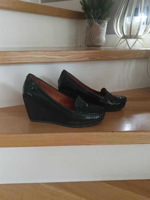 Geox Respira mokasyny na koturnie 38