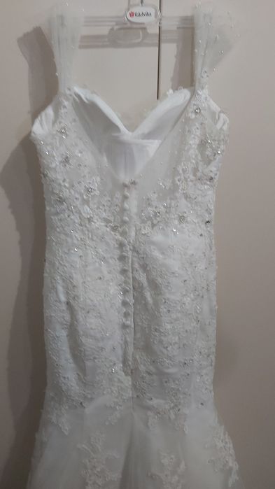 Шикарное свадебное платье размер S (40-44)