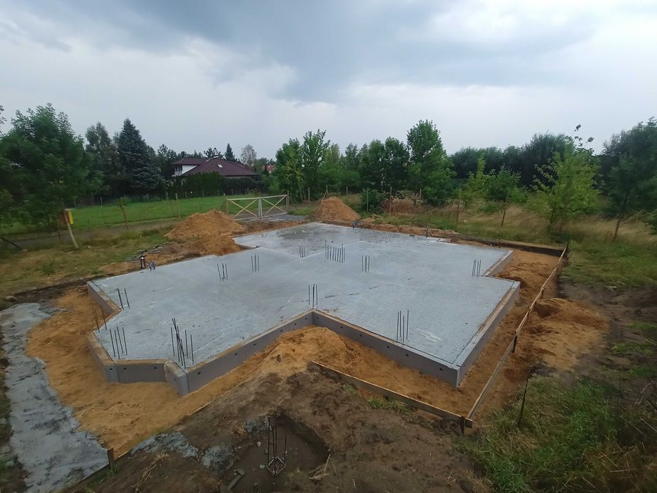 Płyty fundamentowe, fundamenty, posadzki