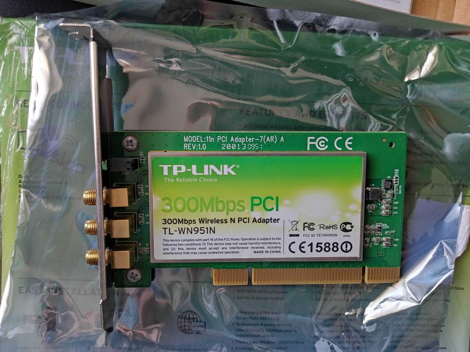 Placa Wifi TP-Link TL-WN951N PCi511601170355343364