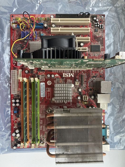 Комплектуючі для пк MSI P31 Neo, Intel Core 2 Duo, 1 GB DDR2, 8600GT