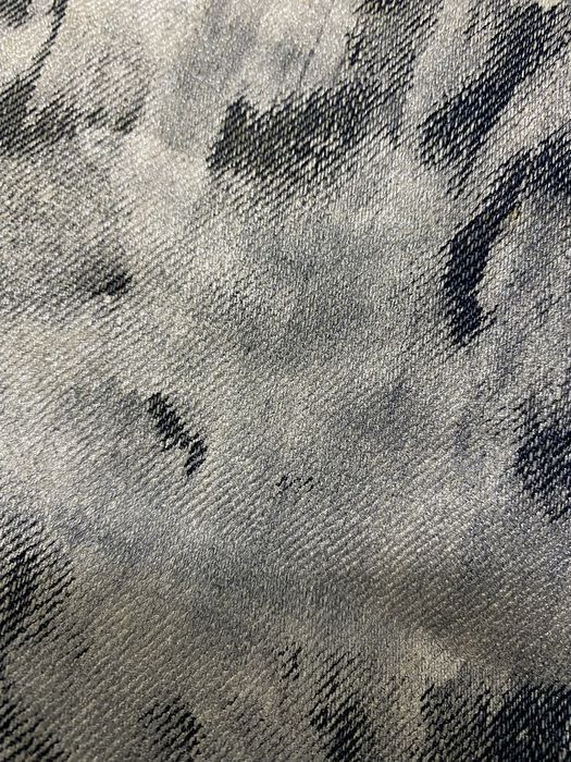 Джинсы клеш с принтом варенки