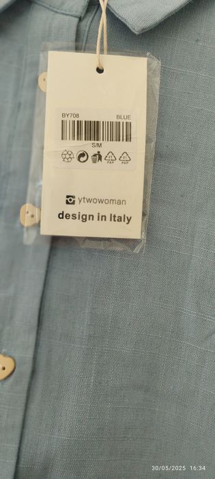 Conjunto em linho/algodão  S/M