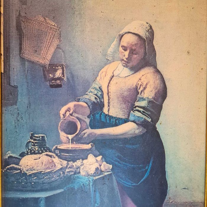 Quadro Decorativo– A Leiteira de Johannes Vermeer |Reprodução Clássica