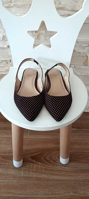 Baleriny w kropki r.37