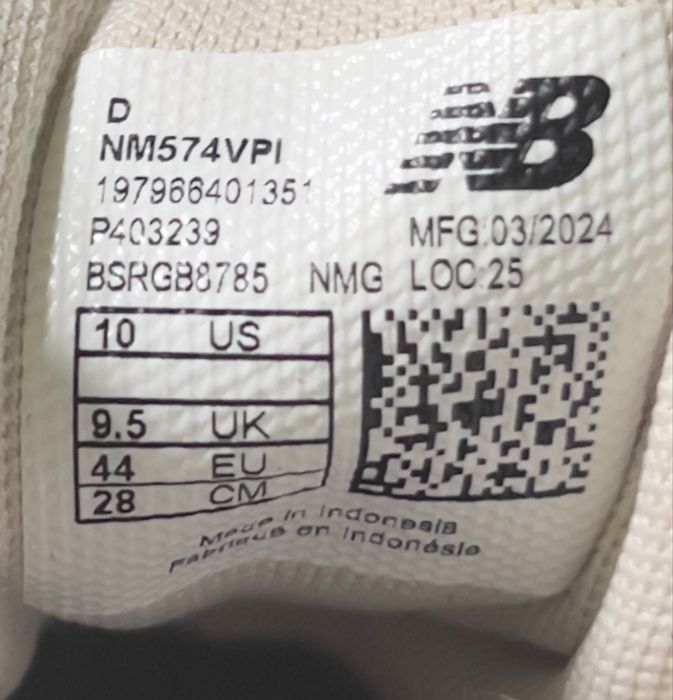 Sapatilhas new balance 574 tam 44
