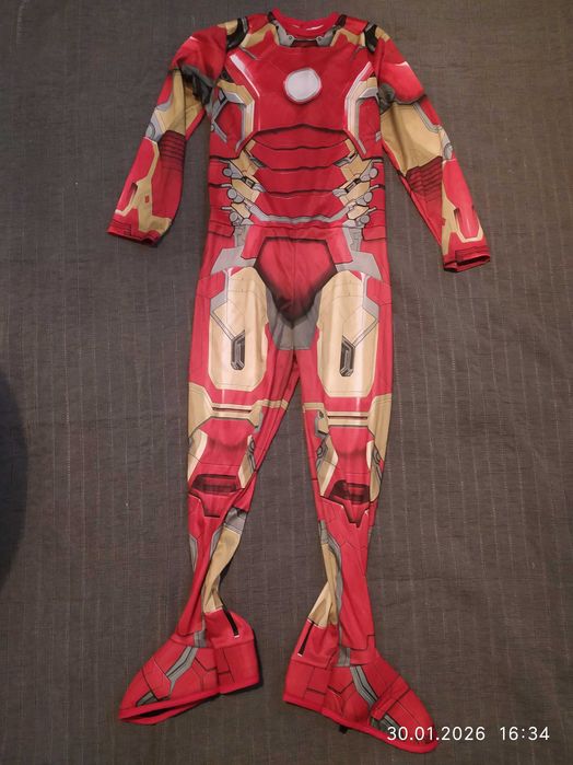 Ironman kostium strój przebranie karnawałowe 7-9 lat