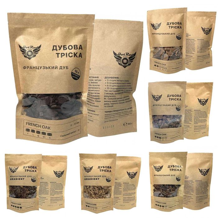 Дубова тріска для витримки віскі, бренді, рому | Від виробника