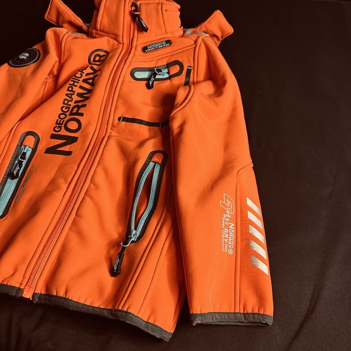 Casaco Norway Geographical Criança 8 Anos | Softshell Laranja