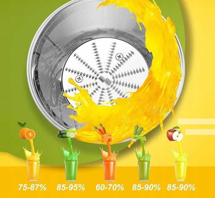 Wyciskarka do Owoców i Warzyw ADM 600W Sokowirówka Mocna