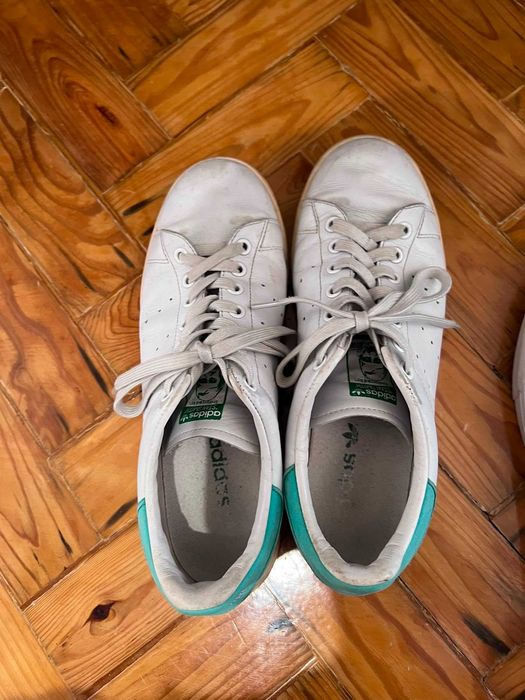 Sapatilhas / Ténis Adidas Stan Smith Brancos e Verdes