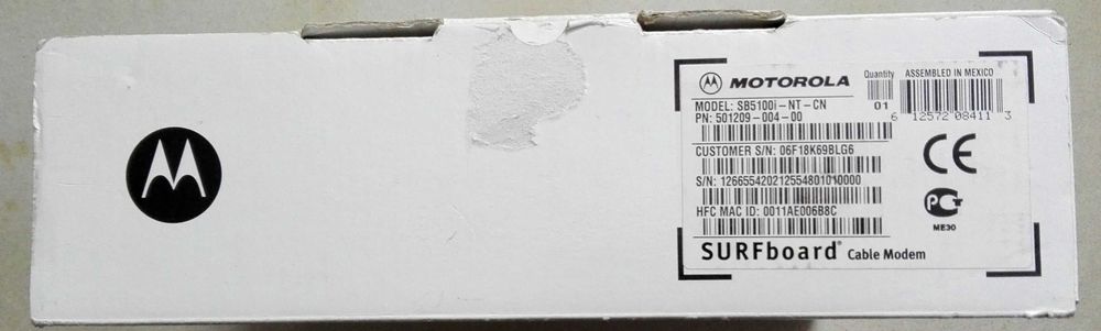 Cable Modem MOTOROLA