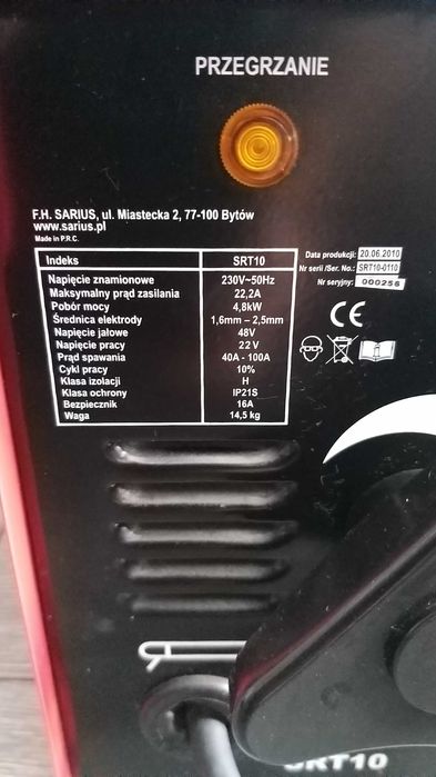 Spawarka transformatorowa Roschell SRT10