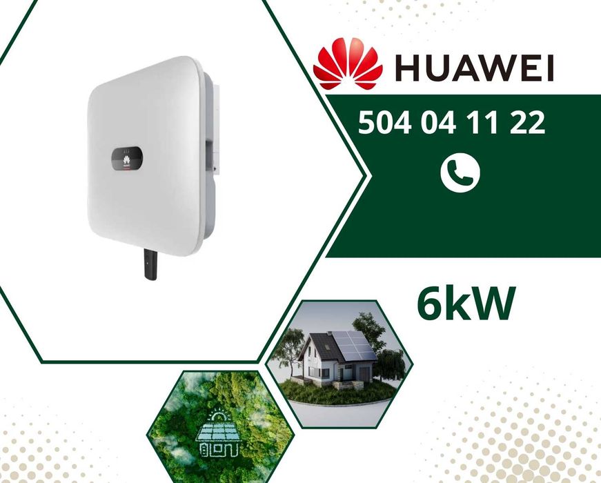 Falownik Huawei Hybrydowy SUN2000-6KTL-M1-HC 6kW 2xMPPT 10,1A 3-Fazowy
