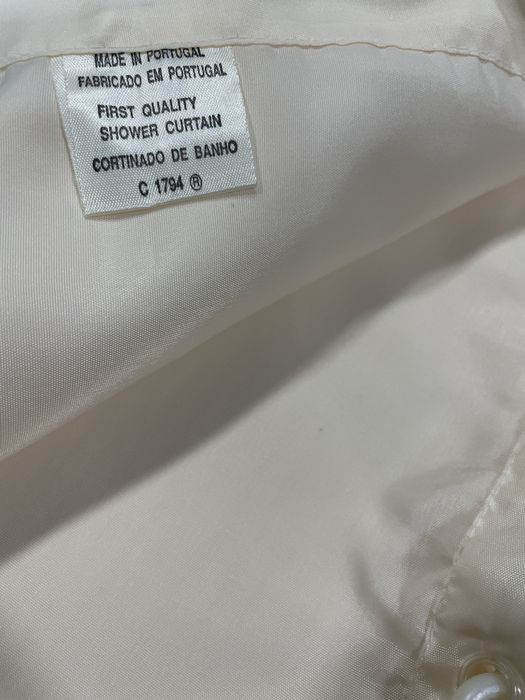 Cortina de Banheira Bege - Para Casa de Banho