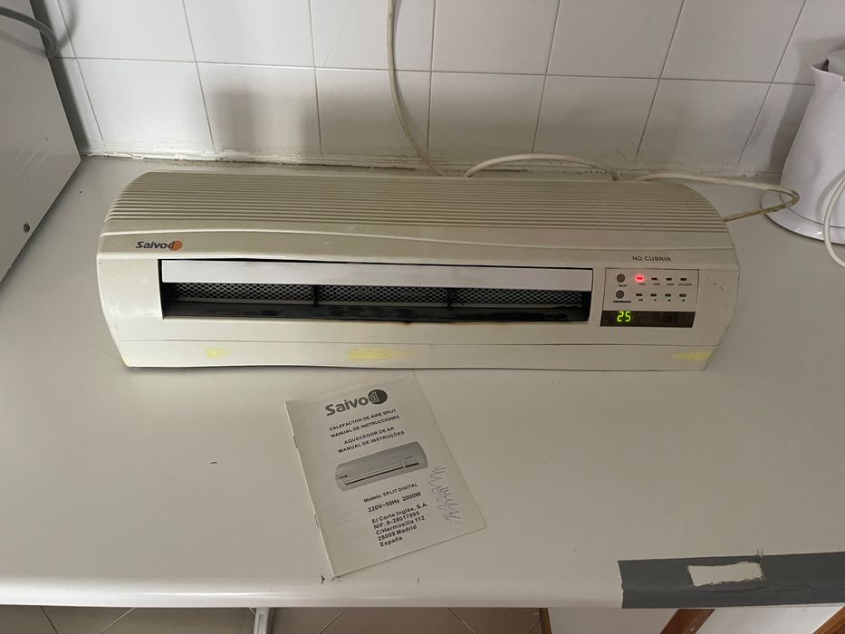 Aparelho de ar quente são dois