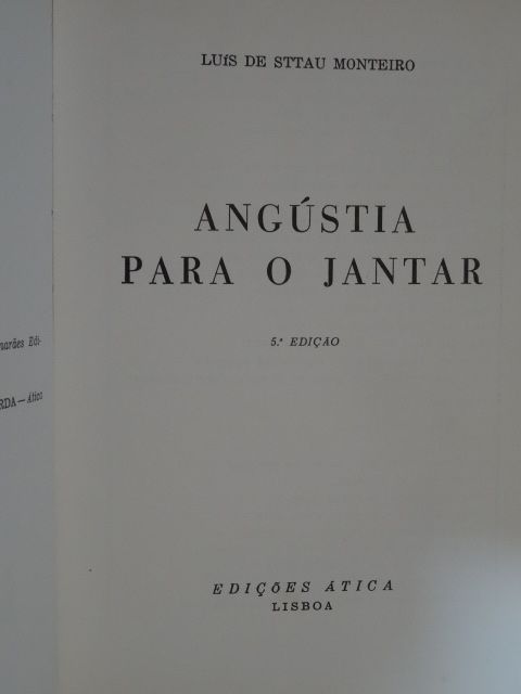 Luís de Sttau Monteiro - Vários Livros