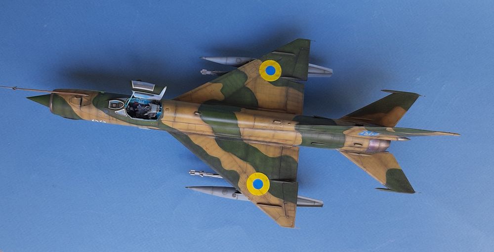 Модель самолета МиГ 21 МФ 1/48
