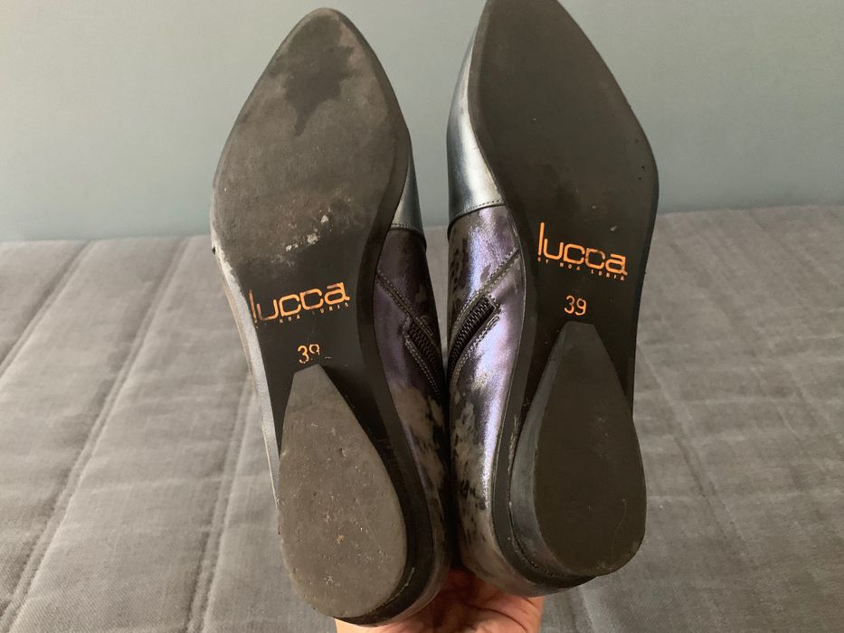 Botas em pele, Lucca by Noa Luria, tam. 39