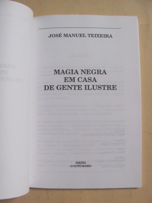 Magia Negra em Casa de Gente Ilustre de José Manuel Teixeira