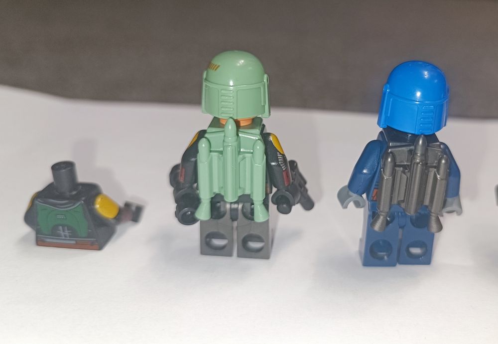LEGO Star Wars Mandalorian, Ahsoka, Boba Fett – zestaw figurek