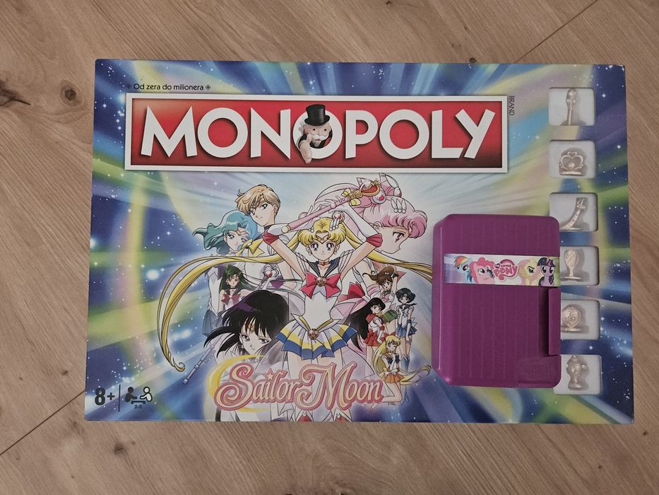 Monopoly Sailor Moon + mini gra karciana My Little Ponny