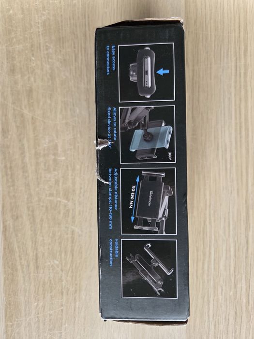 Uchwyt samochodowy telefon / tablet na zagłówek regulowany Defender