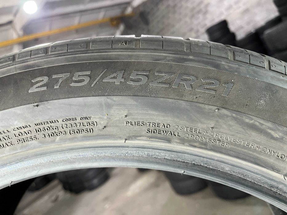 LS1930 Літні шини 275/45r21 Hankook Ventus S1 Evo 2 пара резина р21