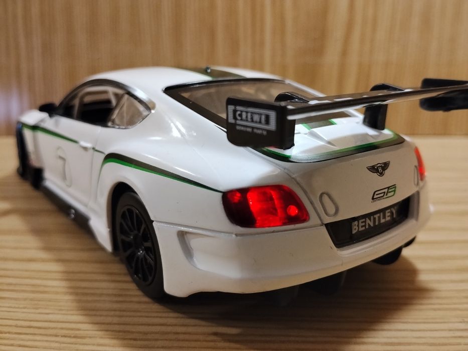 Модель Bentley continental Gt3 Concept 1:24 Автопром металл свет звук