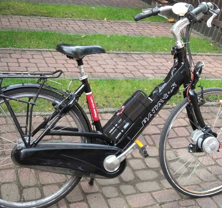 Rower elektryczny holenderski koła 28" silnik w przednim kole Białystok Wygoda • OLX.pl