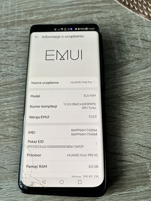 Huawei p40 pro  8gb czarny Katowice