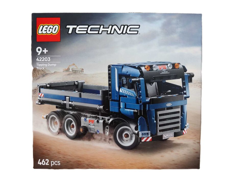 NOWY zestaw LEGO TECHNIC 42203 Wywrotka z przechylaną skrzynią