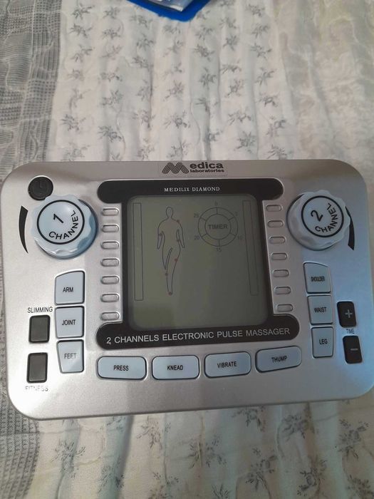 Nowy Elektrostymulator Tens Ems + Klapki masujace