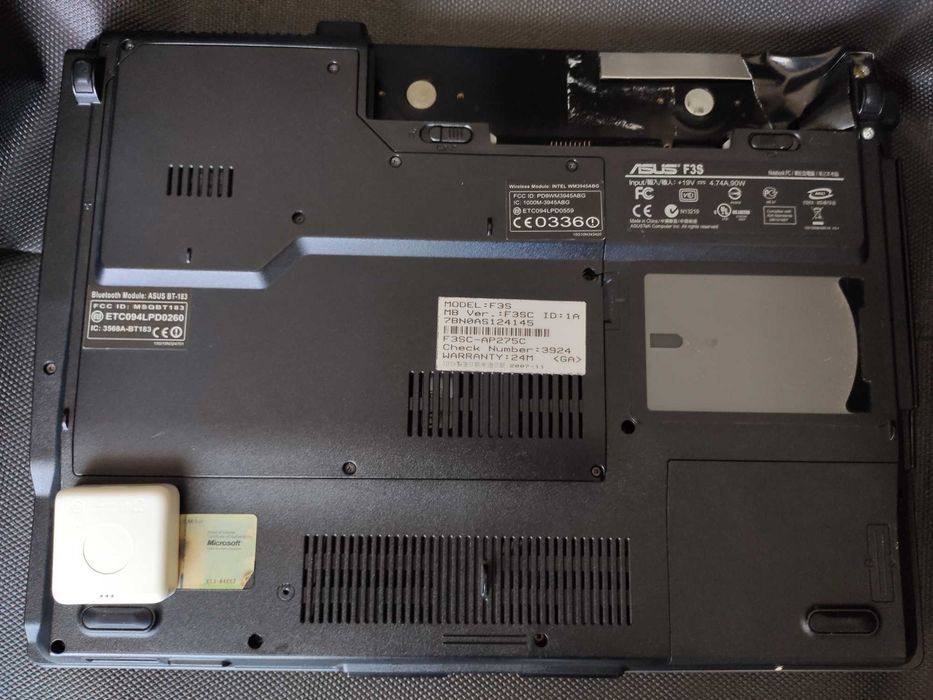 Asus F3S com carregador original