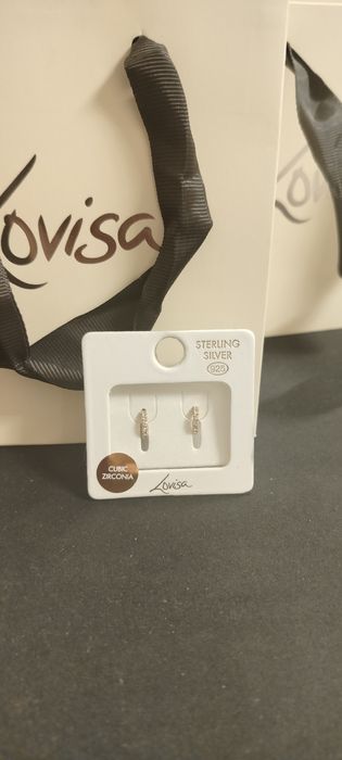 Srebrne kolczyki Lovisa