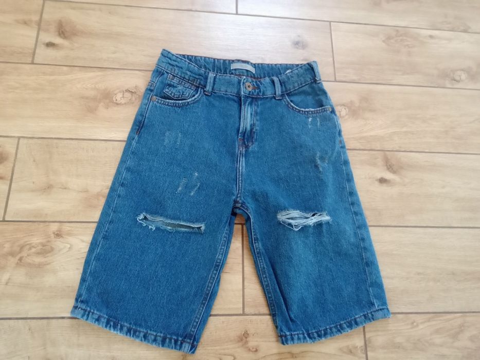 Reserved spodenki jeansowe chłopięce 146