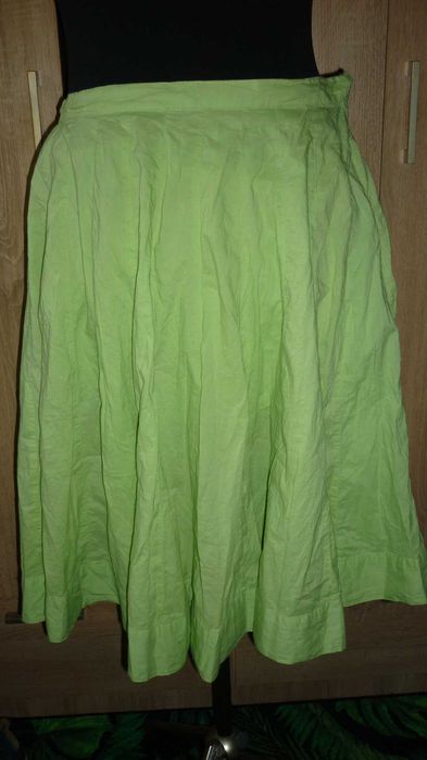 Marks & Spencer- wiosenna bawełniana spódnica  r;44
