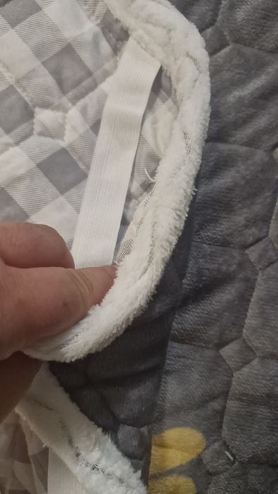 М'який і теплий чохол на матрац (наматрацник). Фліс, фіксація, 2-в-1