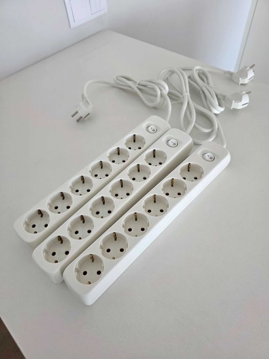 Extensão IKEA KOPPLA 6 Tomadas c/ Interruptor - Bom Estado