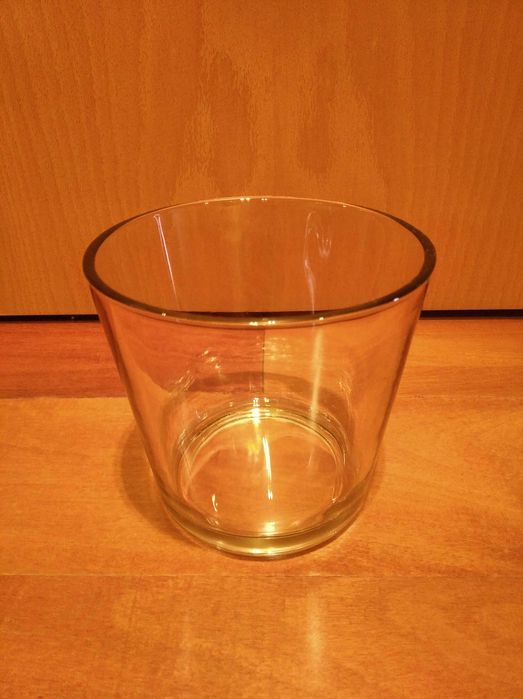 Jarras / vasos / copos / porta-velas de vidro cilíndricos / cónico