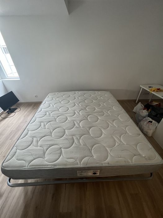 Cama King Size 180x200 e Estrado 200x200